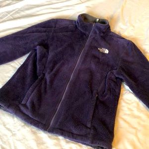 Purple North Face Women’s Zip Up Fleece Jacket